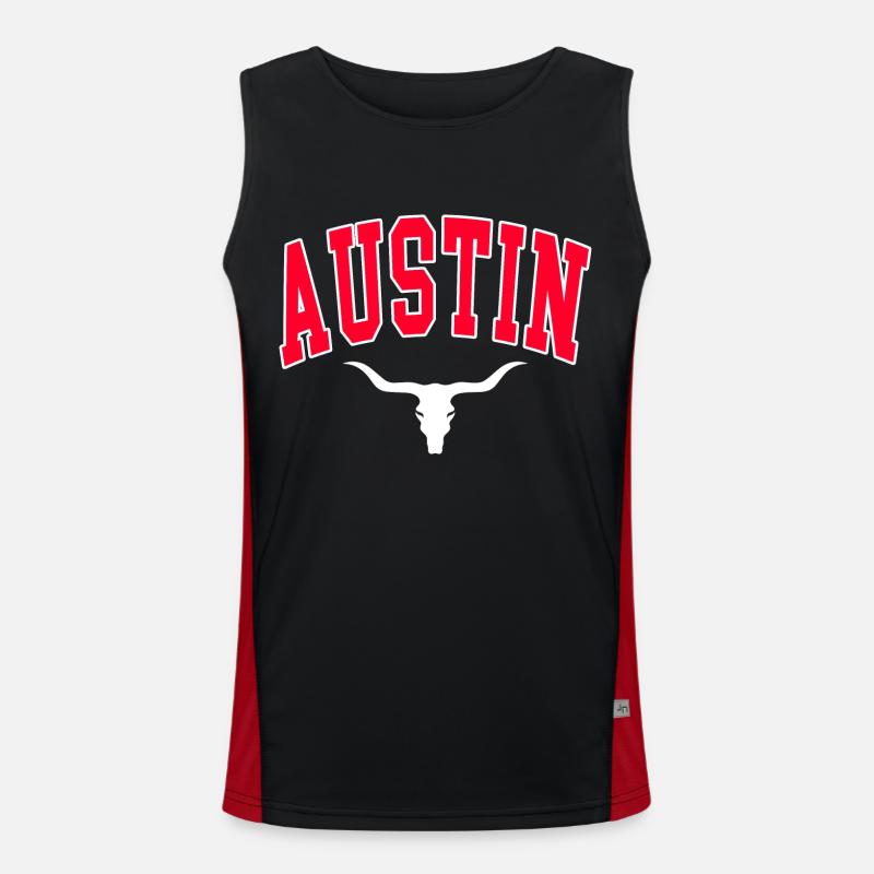 Austin Longhorn Débardeur respirant contrasté Homme 