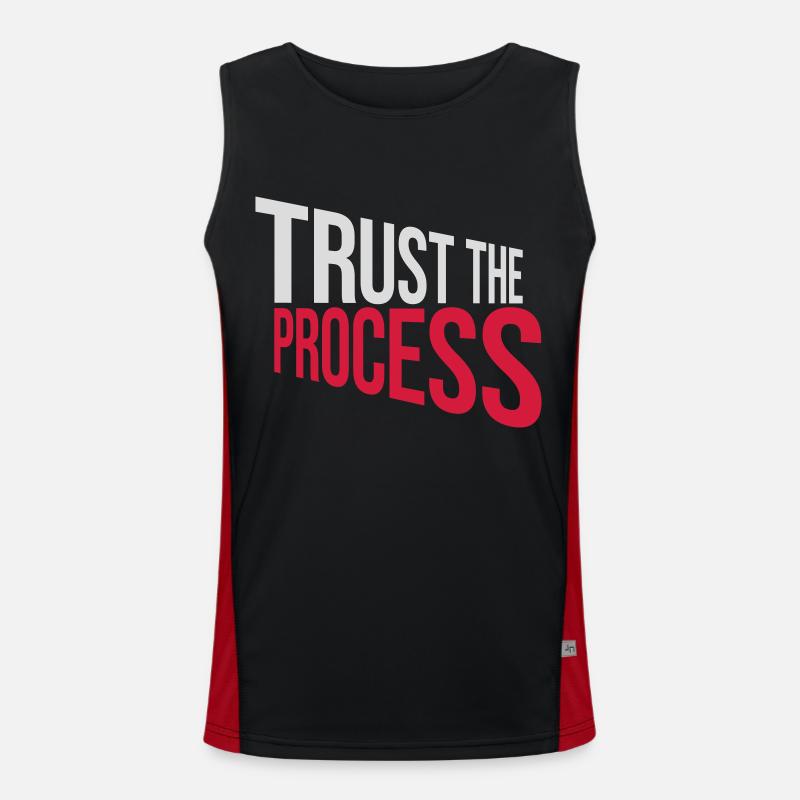 faire confiance au processus Devis Débardeur respirant contrasté Homme 