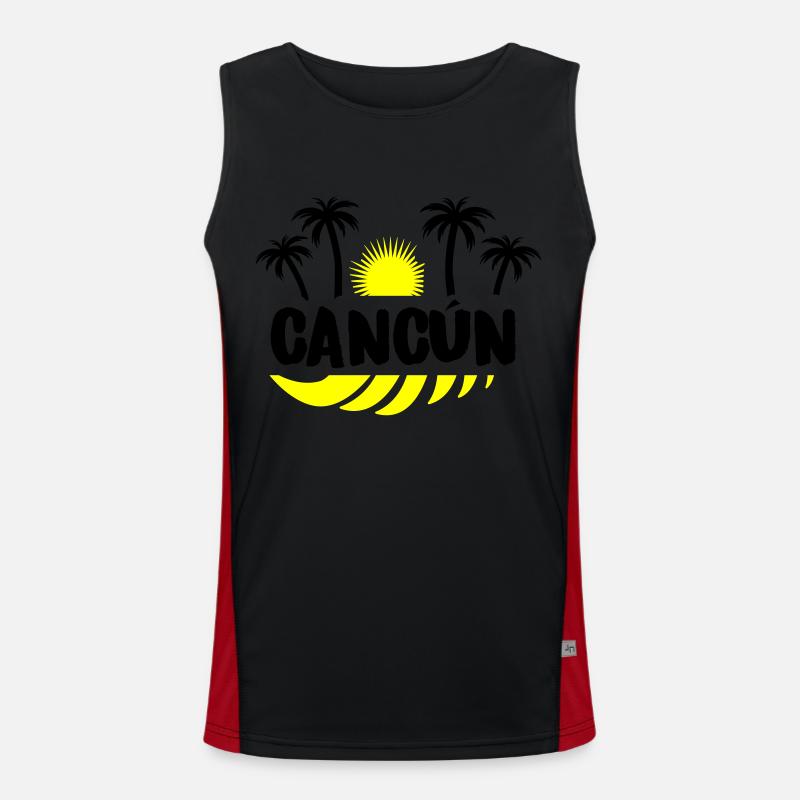 Cancun Men's Functional Contrast Tank Top 