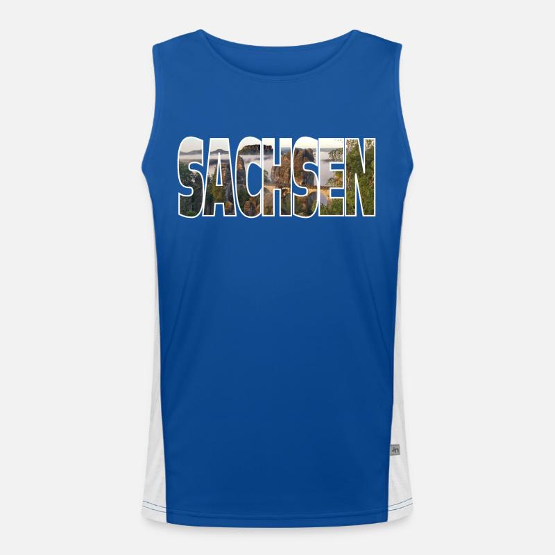 Saxe Débardeur respirant contrasté Homme 