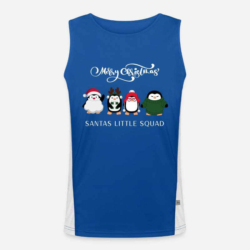 santas squad Men's Functional Contrast Tank Top 