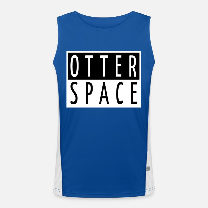 conspiracy present idea fun astrophysics present Men's Functional Contrast Tank Top 