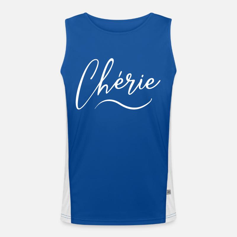 Schatz Funktionelles Kontrast-Tank Top für Männer 