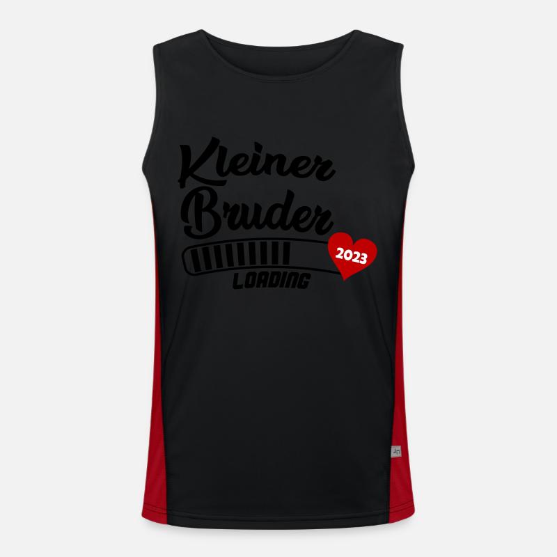 Kleiner Bruder Loading 2023 Funktionelles Kontrast-Tank Top für Männer 