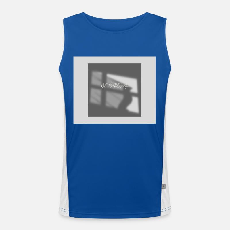 BE STRONG Funktionelles Kontrast-Tank Top für Männer 