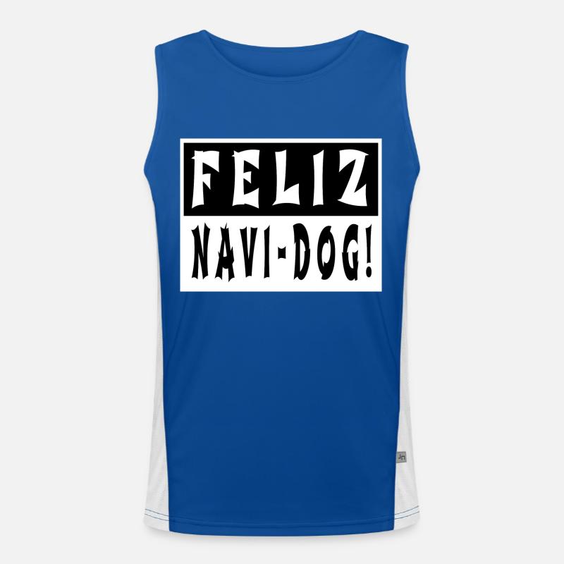 Gift awkward birthday present comic statement Men's Functional Contrast Tank Top 