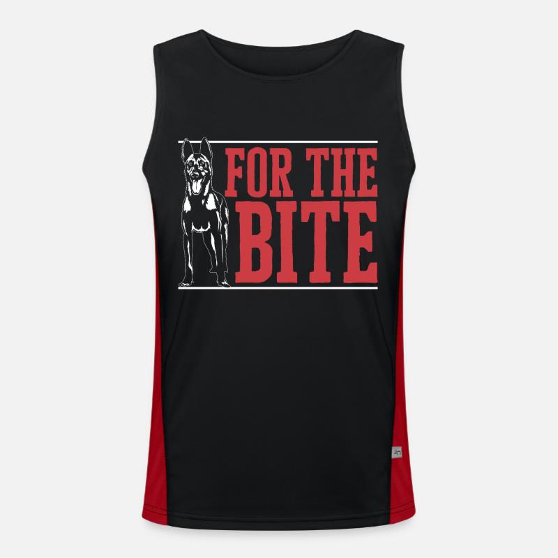 Malinois Belgian Shepherd Mechelaar Dog Men's Functional Contrast Tank Top 