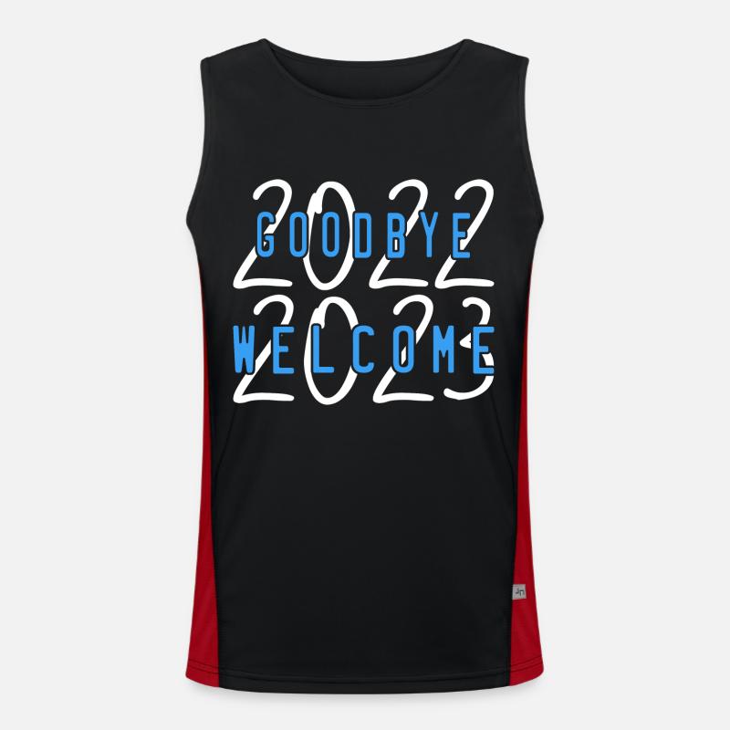 welcome 2023 Men's Functional Contrast Tank Top 