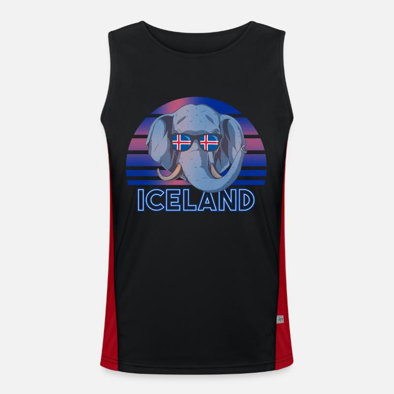 Iceland Men's Functional Contrast Tank Top 