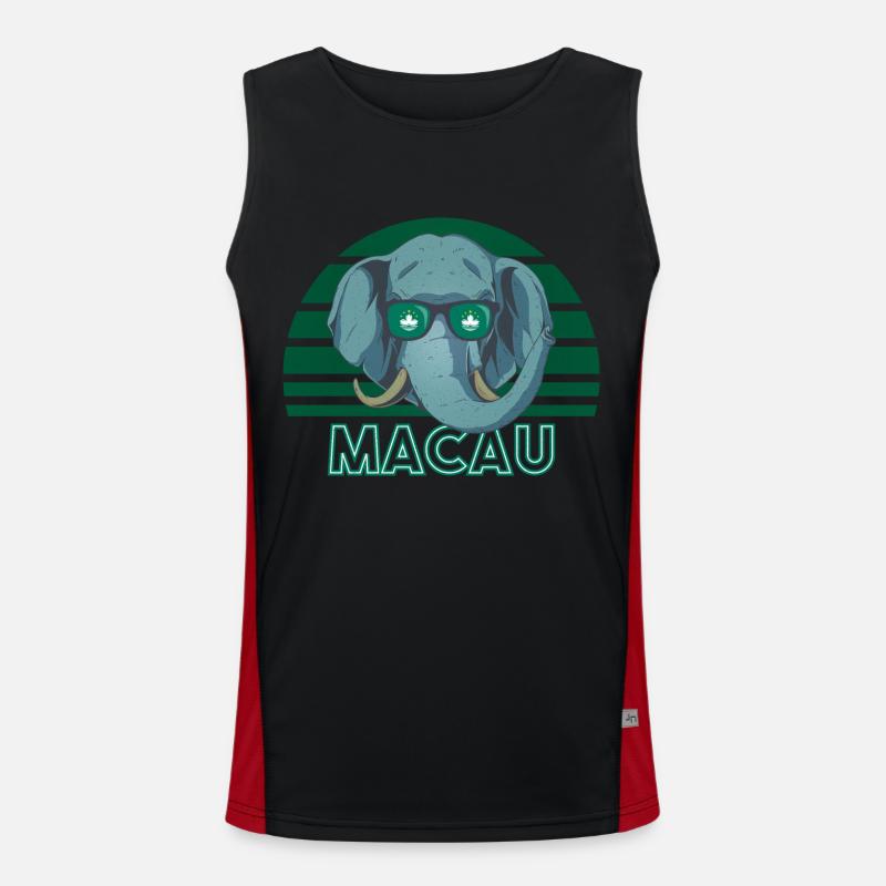 Macao Débardeur respirant contrasté Homme 
