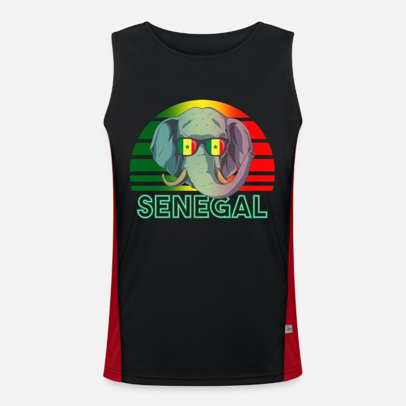 Sénégal Débardeur respirant contrasté Homme 