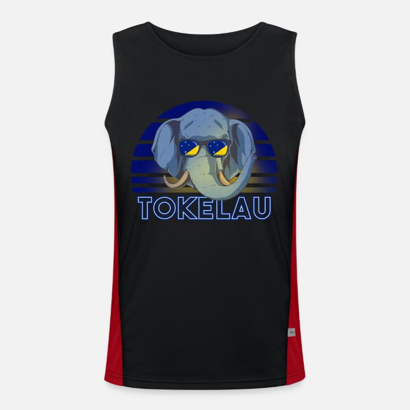 Tokelau Men's Functional Contrast Tank Top 