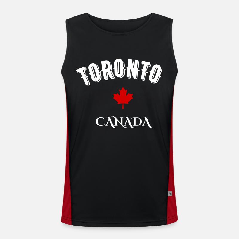 Toronto canada Débardeur respirant contrasté Homme 