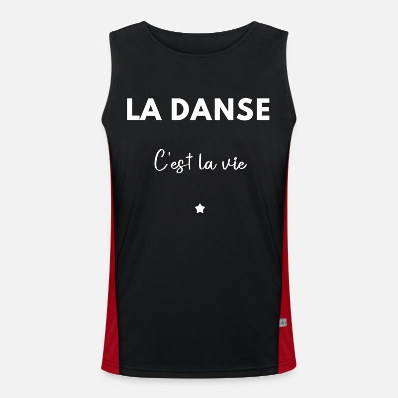 La danse c’est la vie Débardeur respirant contrasté Homme 