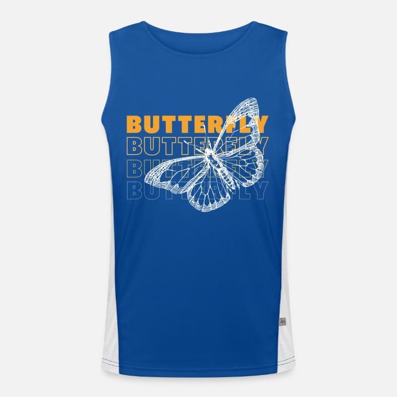 Papillon Schmetterling Débardeur respirant contrasté Homme 