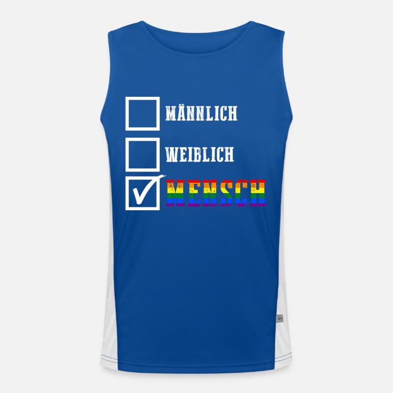 Kaffee Schullehrerin Lehrerin Funktionelles Kontrast-Tank Top für Männer 