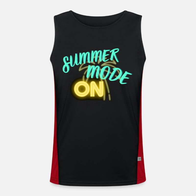 mode été activé Débardeur respirant contrasté Homme 