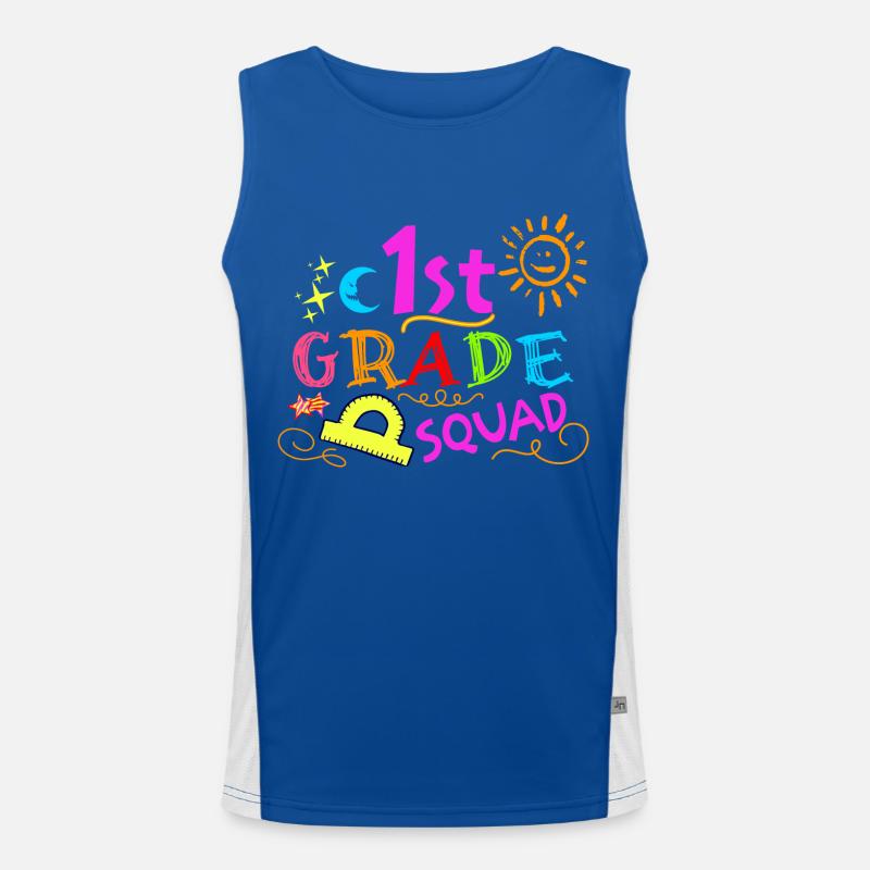 First Grade Squad Men's Functional Contrast Tank Top 