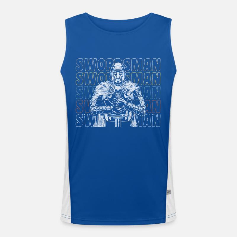 Sword Warrior Swords Men's Functional Contrast Tank Top 