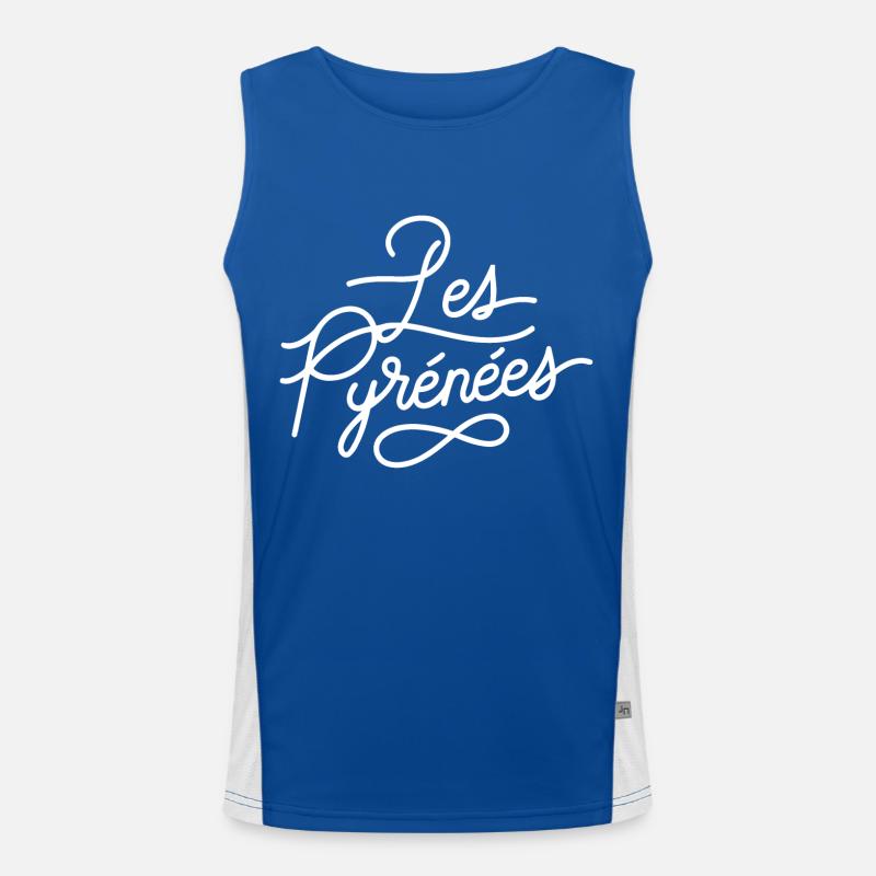 Les Pyrénées Débardeur respirant contrasté Homme 