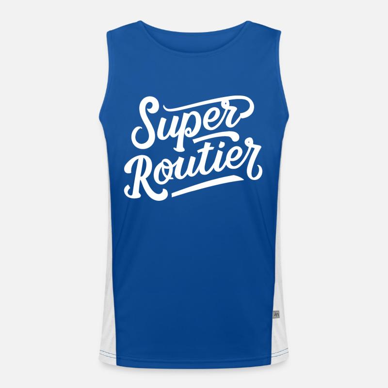 Super routier Débardeur respirant contrasté Homme 