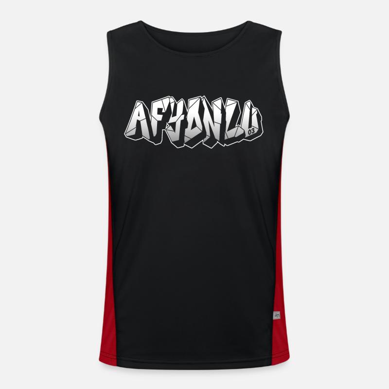 Afyonlu Funktionelles Kontrast-Tank Top für Männer 