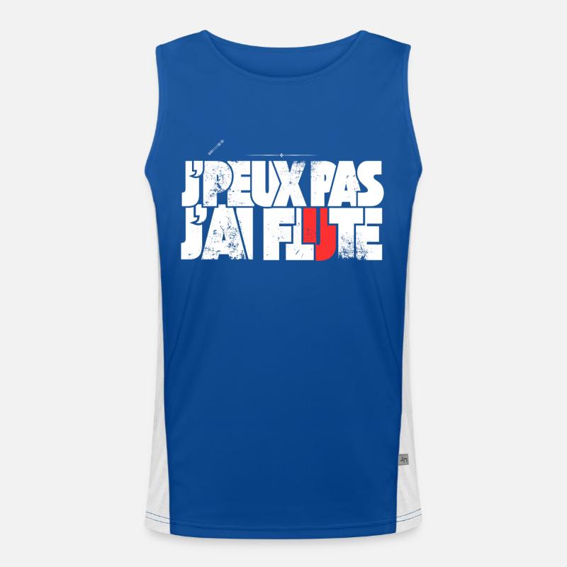 J'peux pas j'ai Flûte Débardeur respirant contrasté Homme 