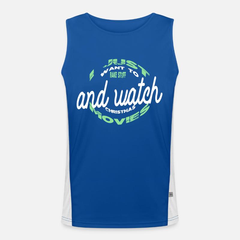 statement bakers motto funny gym baker appeal Funktionelles Kontrast-Tank Top für Männer 