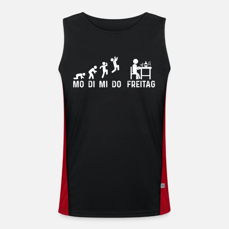 Bastler Basteln Funktionelles Kontrast-Tank Top für Männer 
