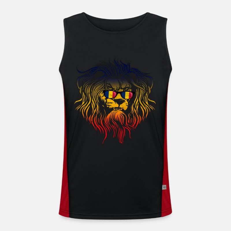 Tschad Funktionelles Kontrast-Tank Top für Männer 
