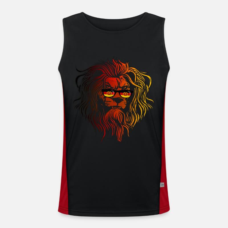 DDR Funktionelles Kontrast-Tank Top für Männer 