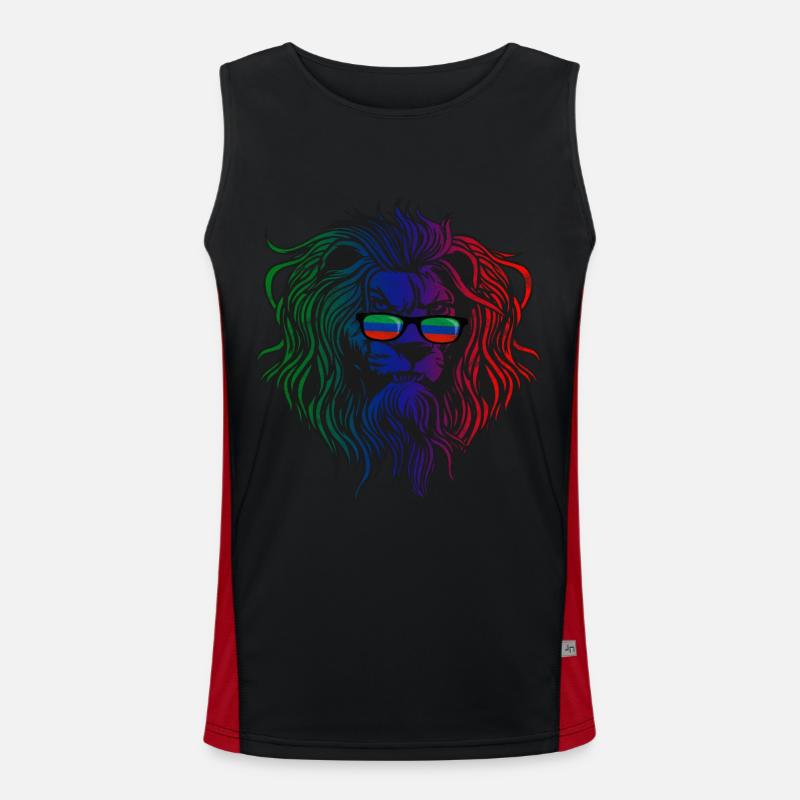 Dagestan Funktionelles Kontrast-Tank Top für Männer 