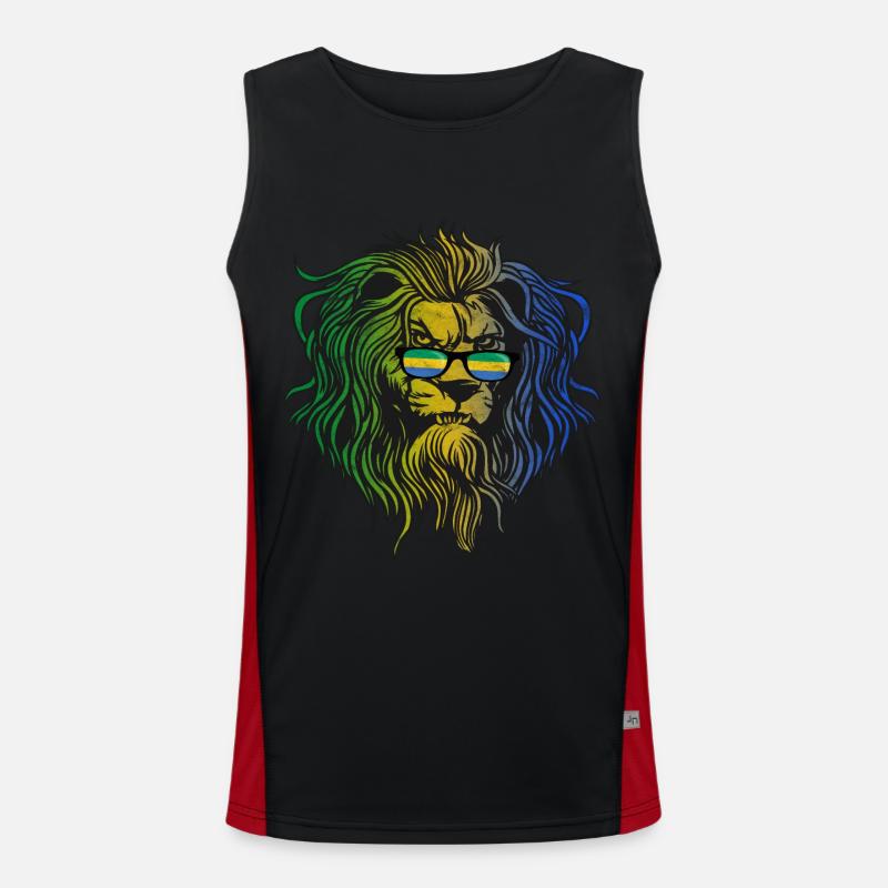 Gabon Men's Functional Contrast Tank Top 