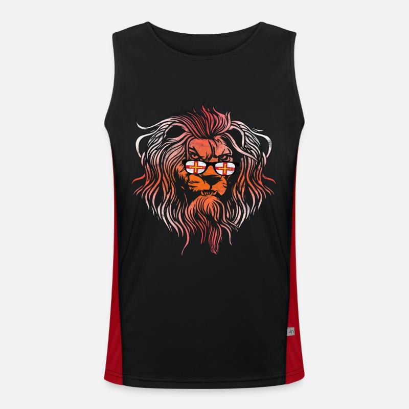 Guernsey Funktionelles Kontrast-Tank Top für Männer 