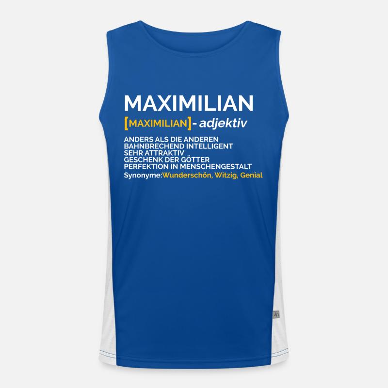 Maximilian Funktionelles Kontrast-Tank Top für Männer 