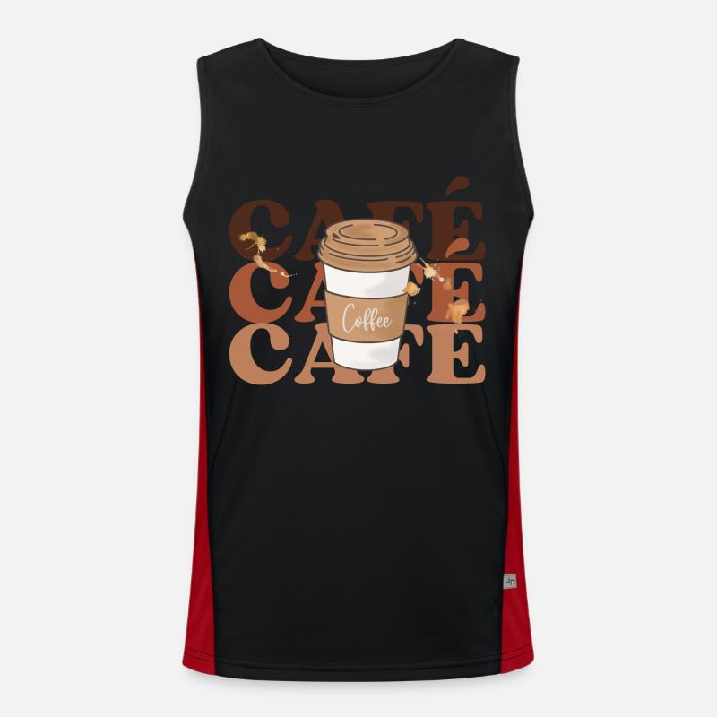 café café café Débardeur respirant contrasté Homme 