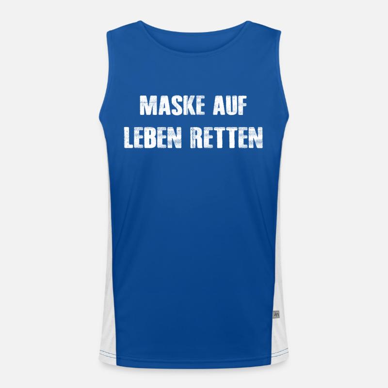Marathon Course Jogging Débardeur respirant contrasté Homme 