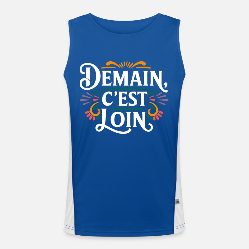 Demain c'est loin Débardeur respirant contrasté Homme 