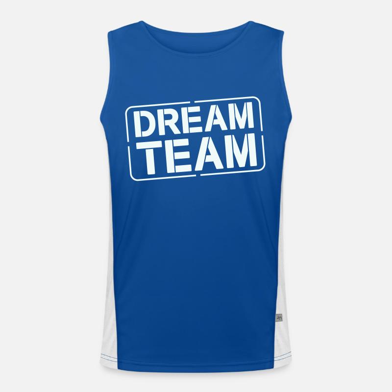 Dream Team Men's Functional Contrast Tank Top 