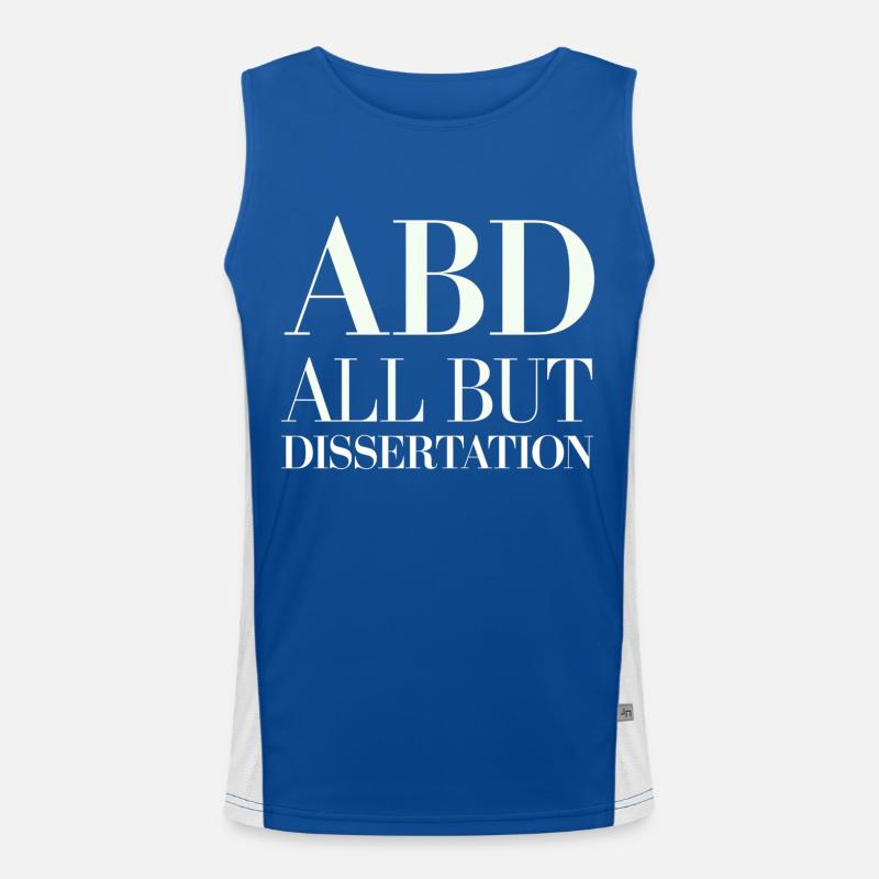 ABD All But Dissertation 6 Funktionelles Kontrast-Tank Top für Männer 