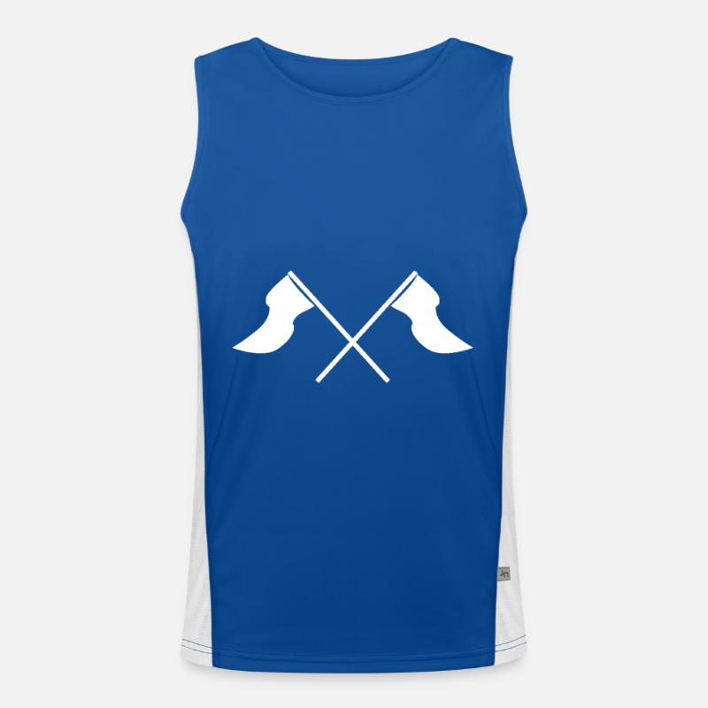 drapeaux Débardeur respirant contrasté Homme 