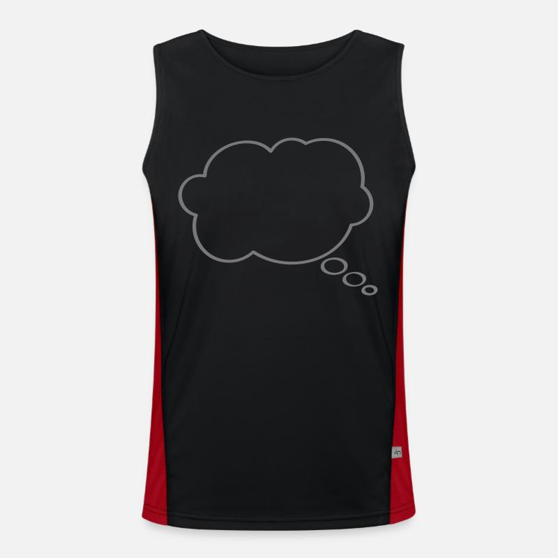Thought Bubble Men's Functional Contrast Tank Top 