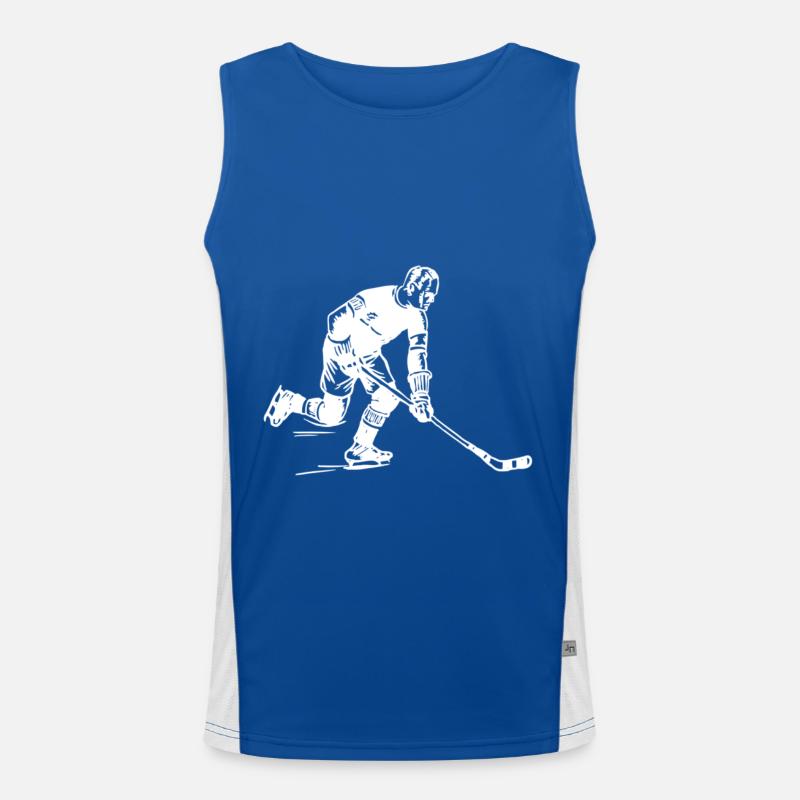 Hockey Funktionelles Kontrast-Tank Top für Männer 