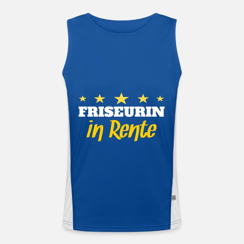 Friseur Funktionelles Kontrast-Tank Top für Männer 