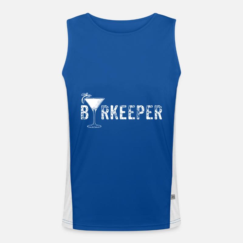 barman Débardeur respirant contrasté Homme 