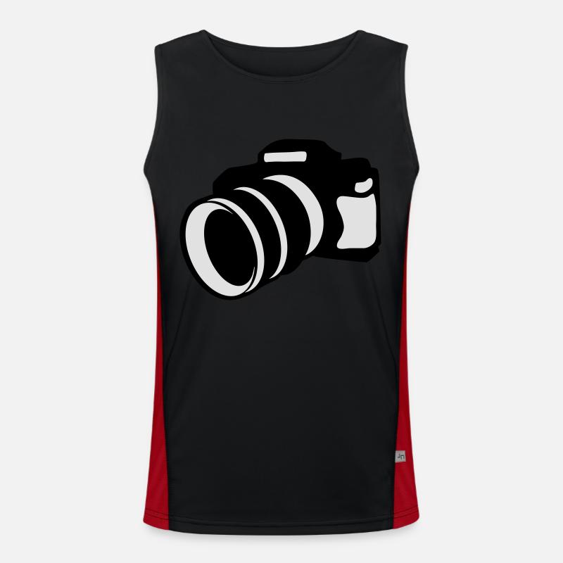 Camera Men's Functional Contrast Tank Top 