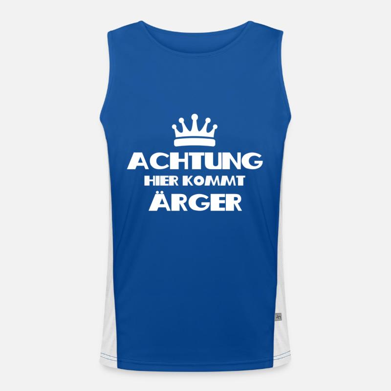 kinder Funktionelles Kontrast-Tank Top für Männer 