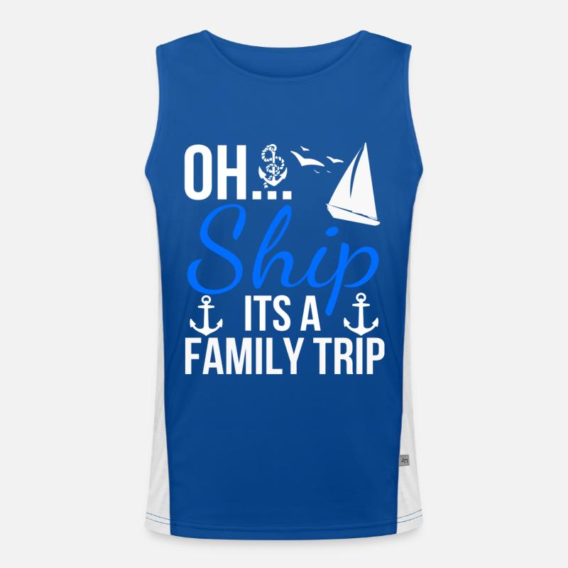 sailing Men's Functional Contrast Tank Top 