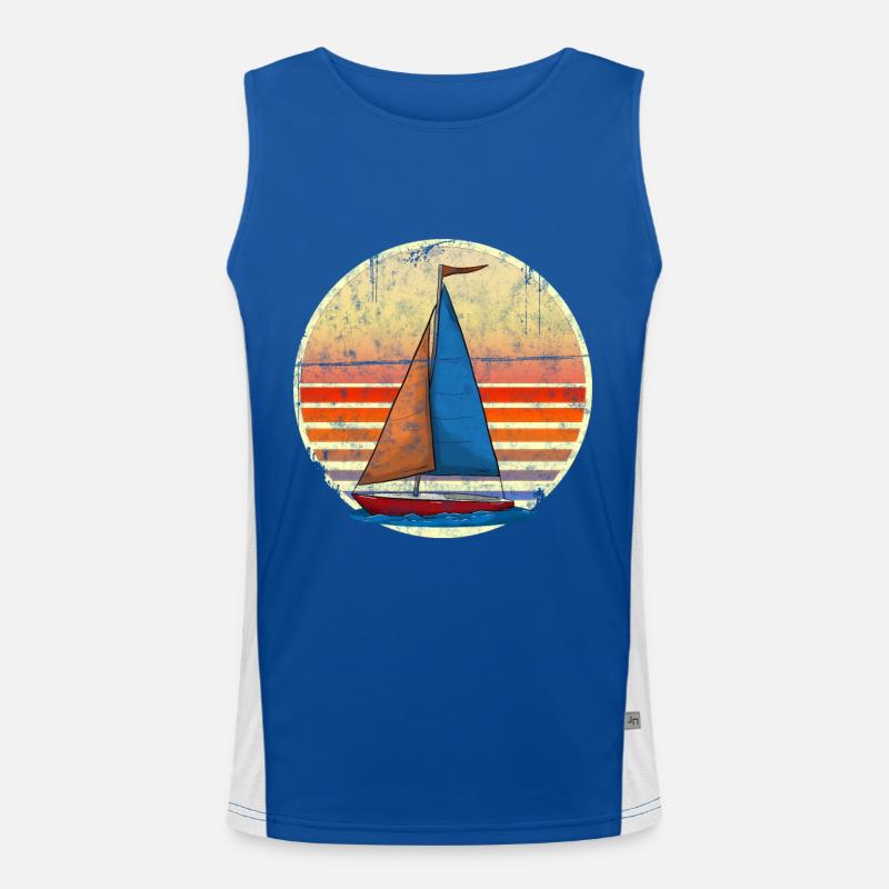 sailing Men's Functional Contrast Tank Top 