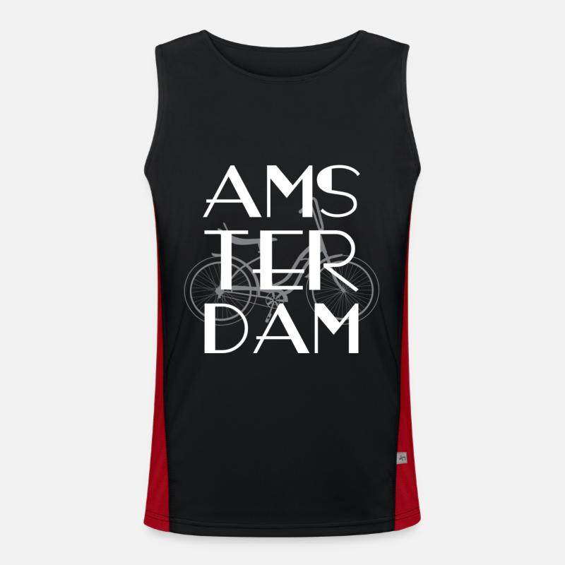 Amsterdam Men's Functional Contrast Tank Top 